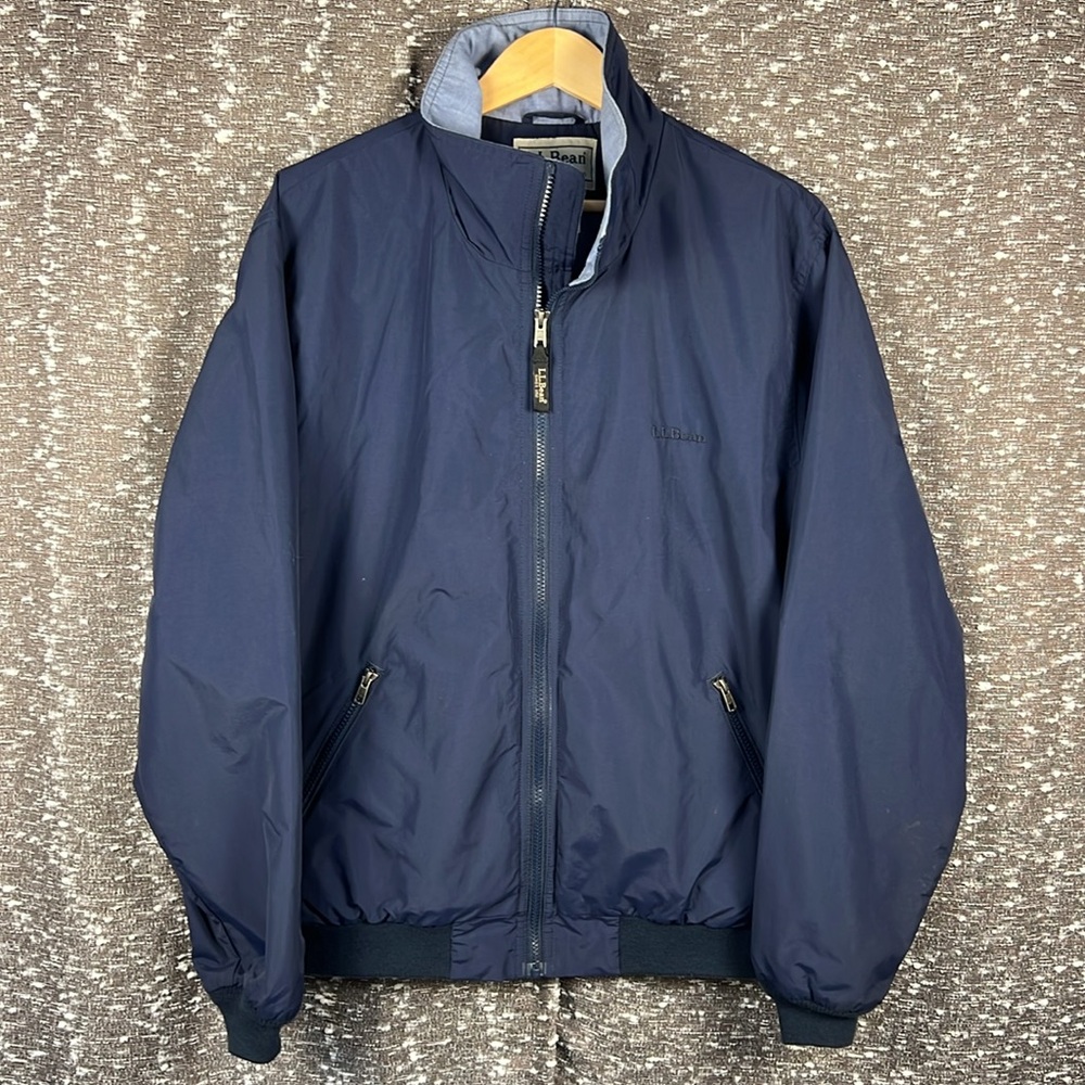 Men's L.L.Bean Warm-Up Bomber Jacket Fleece‎ Lined
